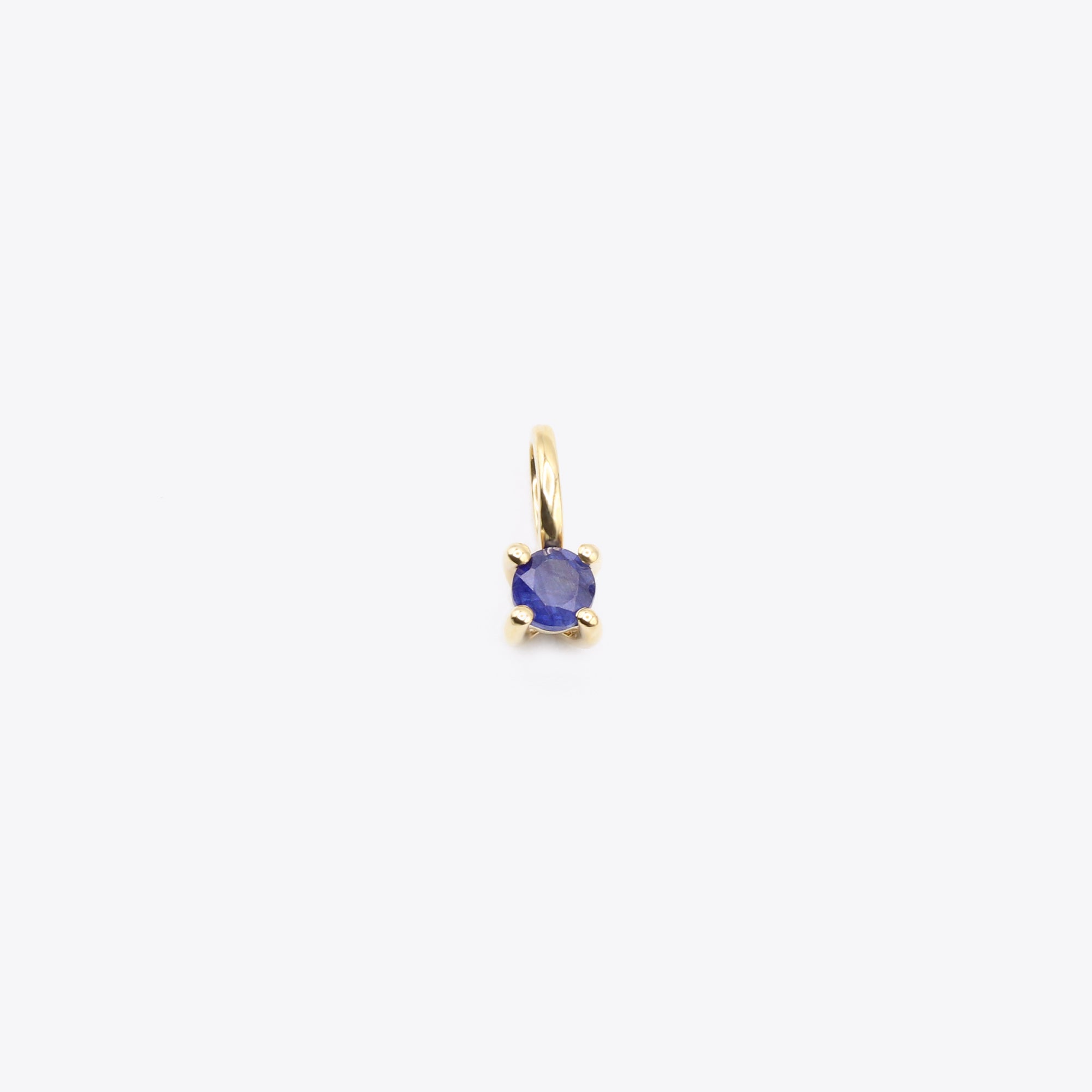 14k gold birthstone pendant september sapphire narrae