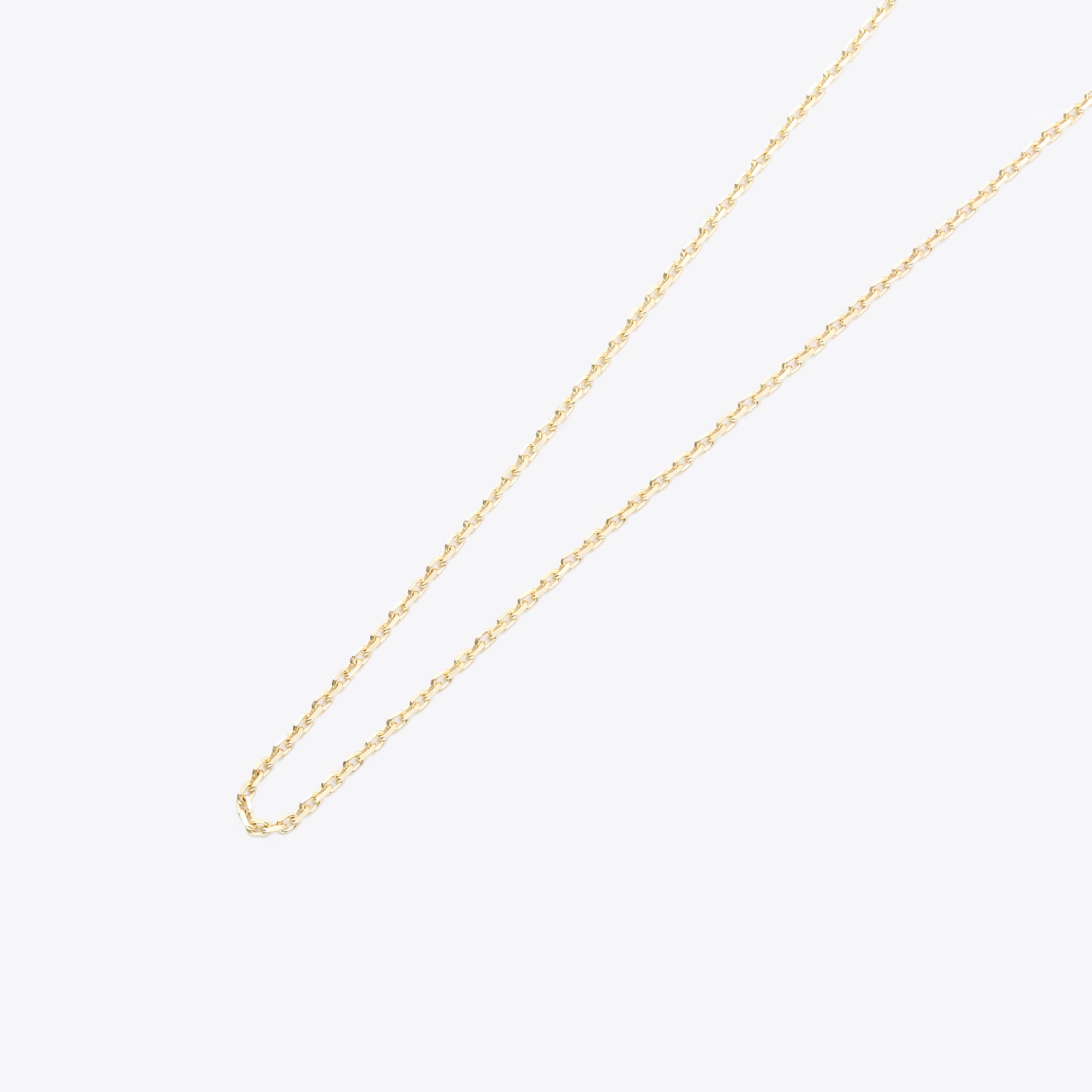 14-karaats gouden anker schakelketting met verstelbare lengte 44-46-48-50 cm en veerslot, narrae